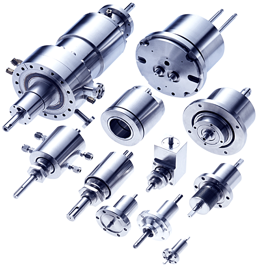 Ferrofluidic Vacuum Feedthroughs